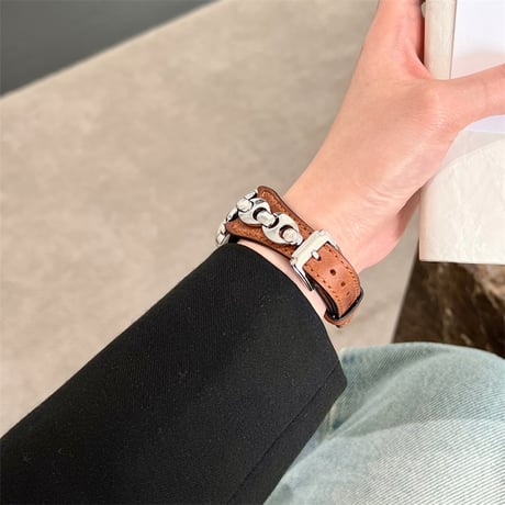 【N765】アップル ウォッチ バンド かっこいい レザー apple watch 11 バンド おすすめ
