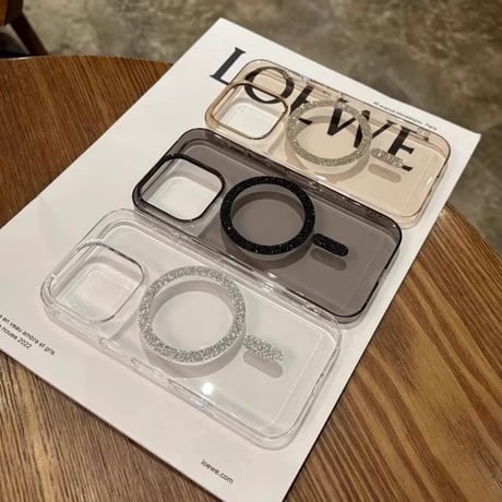 【N693】magsafe 対応 クリア ケース iphone17/air ケース キラキラ かわいい