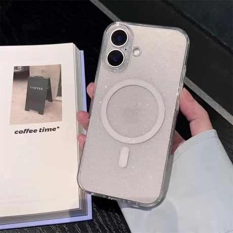 【N694】iphone16/16pro magsafe ケース iphone ケース キラキラ ソフト