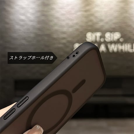 【N631】iphone16 ケース magsafe iphone ケース マット おしゃれ