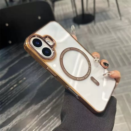 【N682】iphone17e/16e ケース クリア かわいい magsafe 対応 iphone ケース