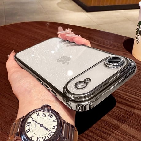 【N419】iPhoneケース かわいい iPhone17/17pro ケース おしゃれ キラキラ カメラカバー ソフトケース