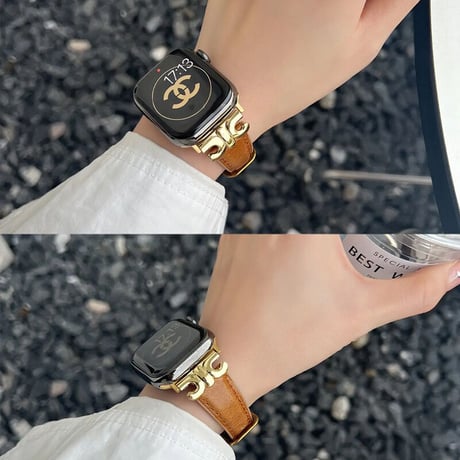 【N437】apple watch series 10 バンド 本革 アップル ウォッチ バンド かわいい 人気