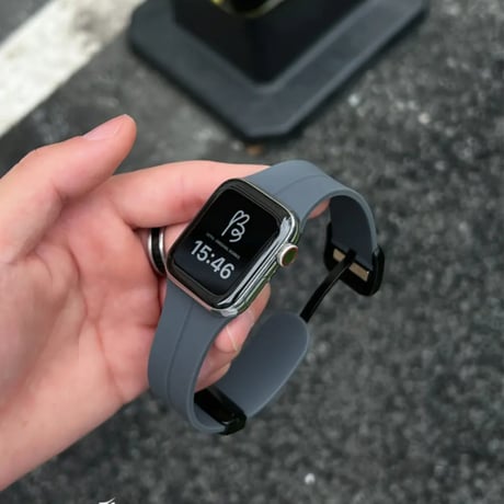 【N661】アップル ウォッチ バンド シリコン apple watch マグネット バンド 安い