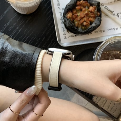 【N602】アップル ウォッチ マグネット バンド apple watch バンド レザー&シリコン