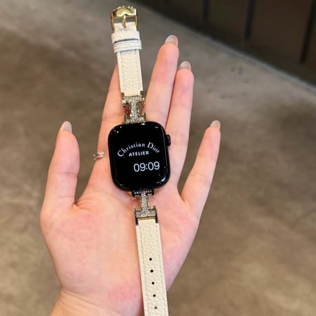 【N737】アップル ウォッチ Series11 バンド かわいい apple watch se バンド 革