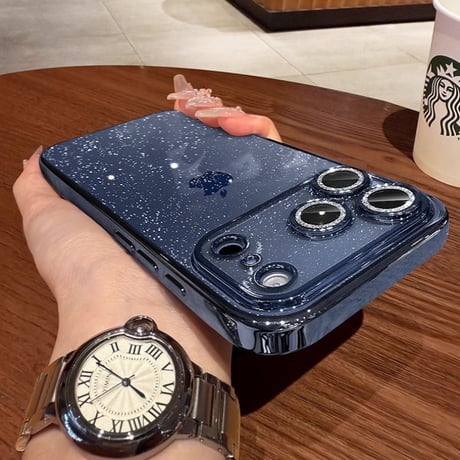 【N419】iPhoneケース かわいい iPhone17/17pro ケース おしゃれ キラキラ カメラカバー ソフトケース