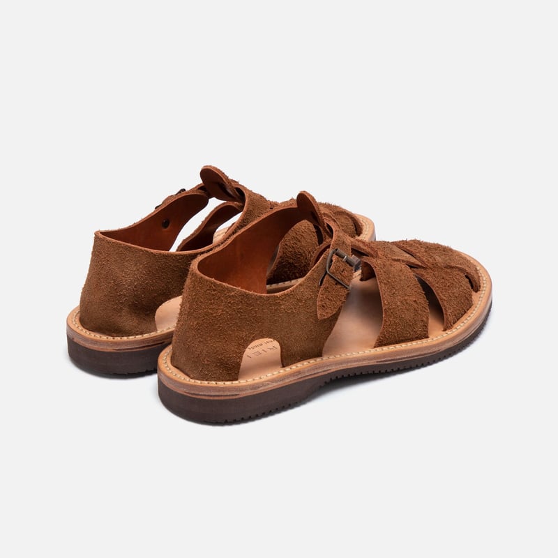 GURKHA SANDAL (SUEDE) / Brown | NORIEI Online Shop
