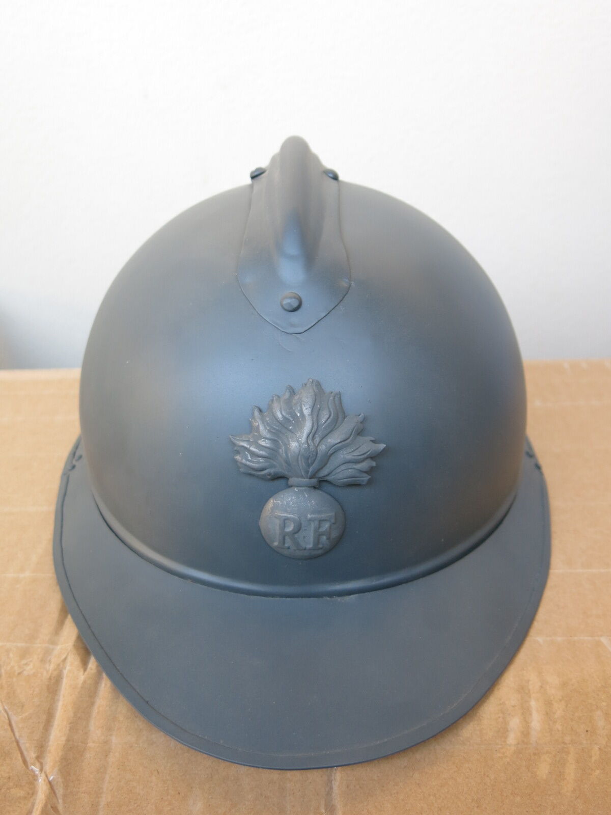 ずっと気になってた WW2フランス軍M1915ヘルメット（複製品） 仏軍 