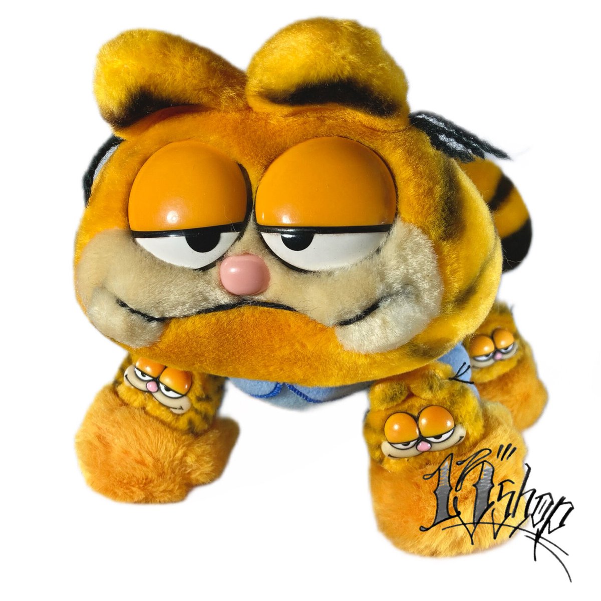Garfield Plush Pajamas 80s | 13SHOP