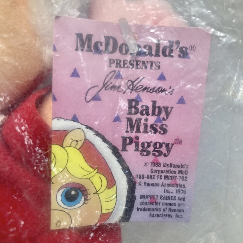 Mcdonalds baby deals miss piggy 1988