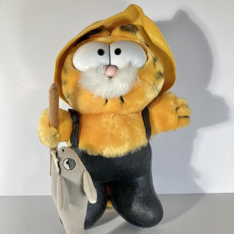 Garfield Plush Fisherman 80s | 13SHOP