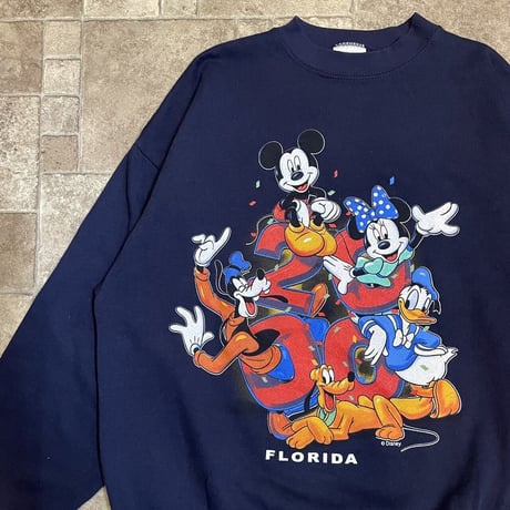 90's old Disney ”XL“grunge“襤褸 sweat 90's old Disney ”XL“grunge“襤褸 sweat