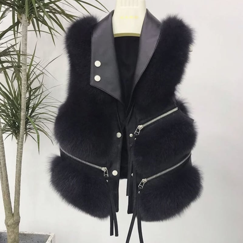 新作ライダースファーベスト | Style