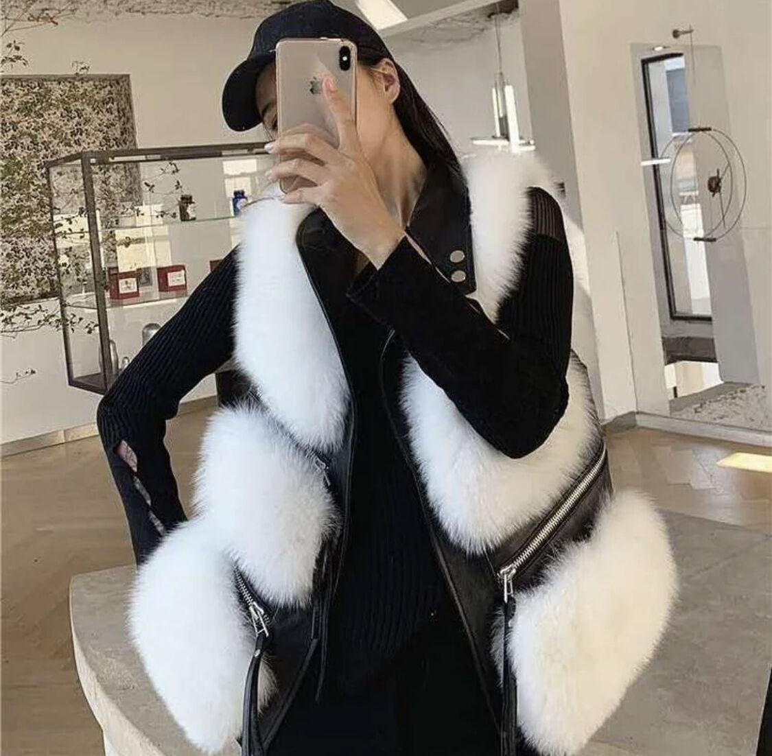 新作ライダースファーベスト | Style