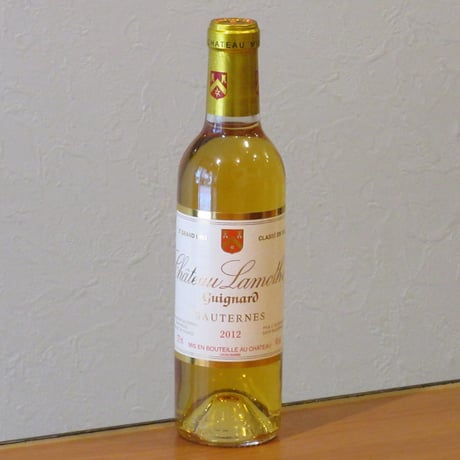 シャトー・ラモット・ギニャール/シャトー・ラモット・ギニャール　2012
　白ワイン/375ml