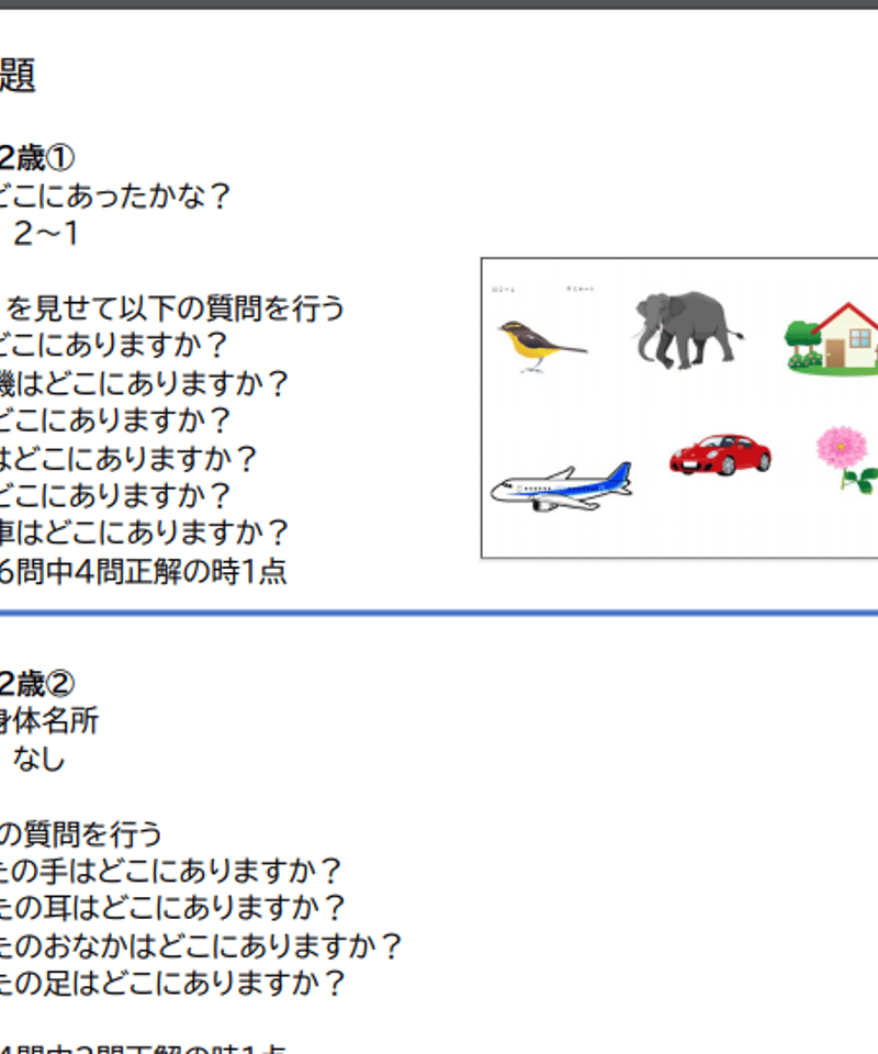 知能検査問題 | ちいくぷらす教材