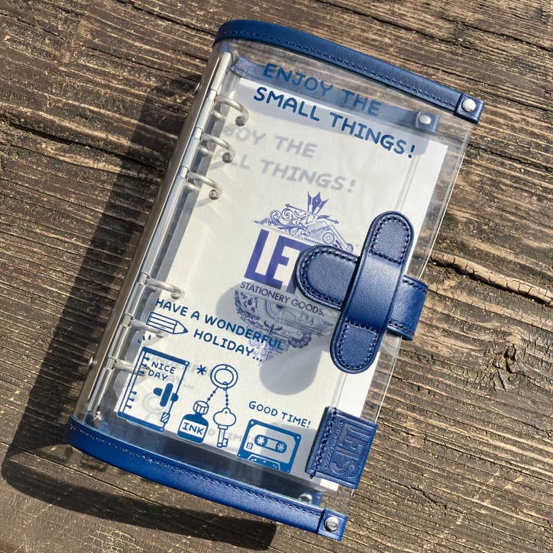 eric LETSクリアシステム手帳 / バイブル / ネイビー | パピアプラッツ