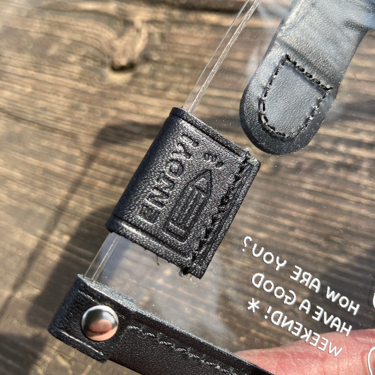 LETS × eric クリアシステム手帳 バイブル ブラック eric LETS