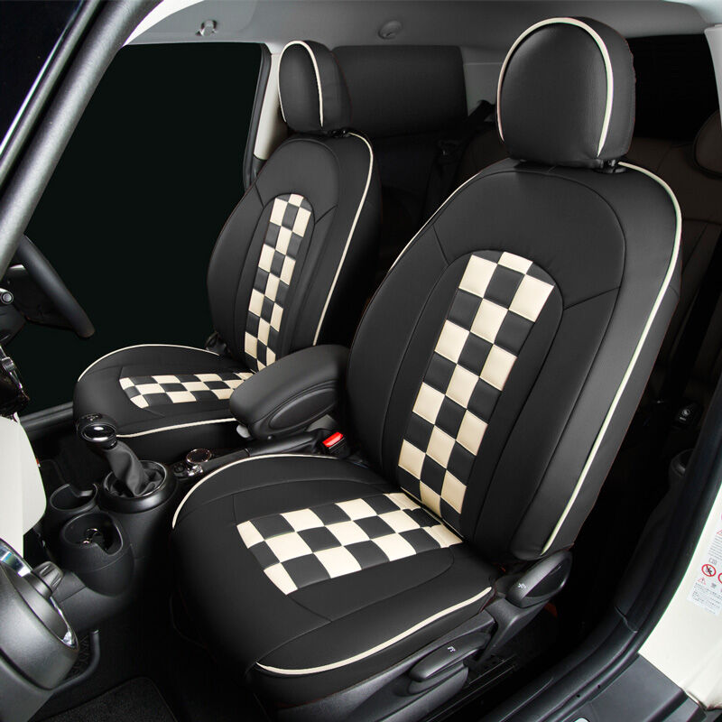  MINI F55 CABANA シートカバー チェッカー　カバナ 黒 BMW MINI F系 カバナシートカバー チェッカータイプ | Bon Racing
