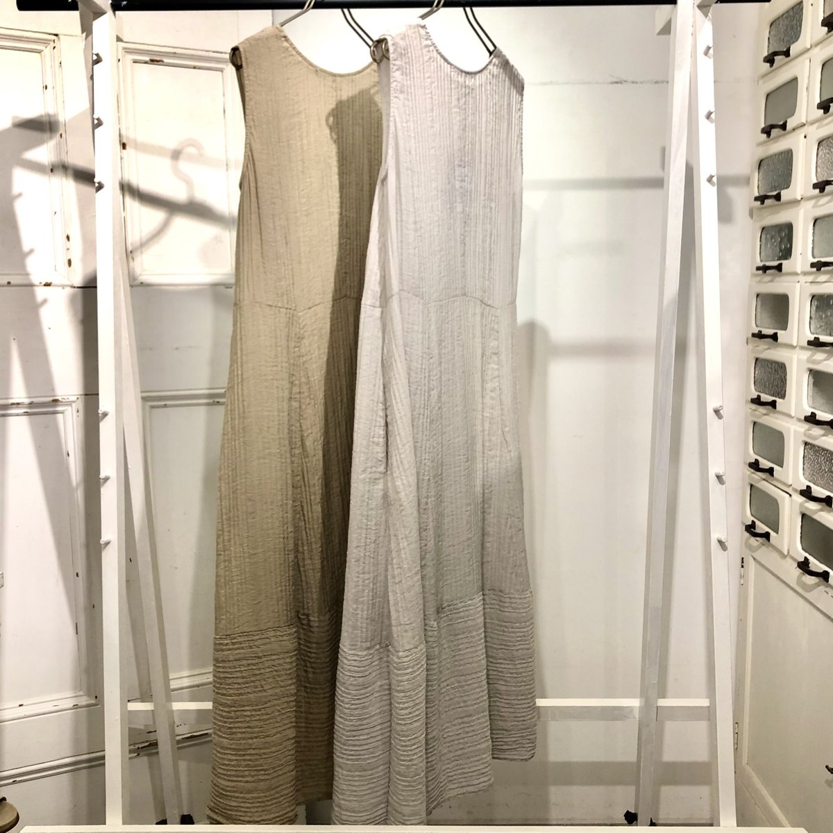 未使用　イタリア製　Transit par Such ロングシャツワンピース MAISON DE THERESE シャツワンピース 長袖胸ポケット ロング
