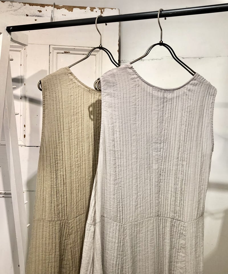 【美品】トランジットパーサッチ チェック柄 リネン ワンピース TRANSIT PAR-SUCH ~ High Summer Collection ~ vol.2