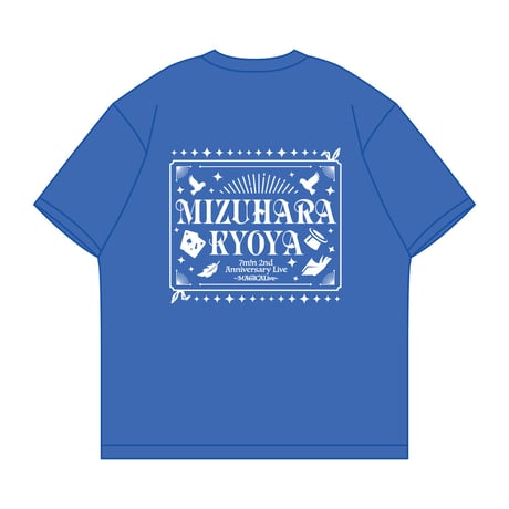 7m!n｜【7m!n 2nd Anniversary Live ~MAGICALive〜】T-shirts（ブルー）