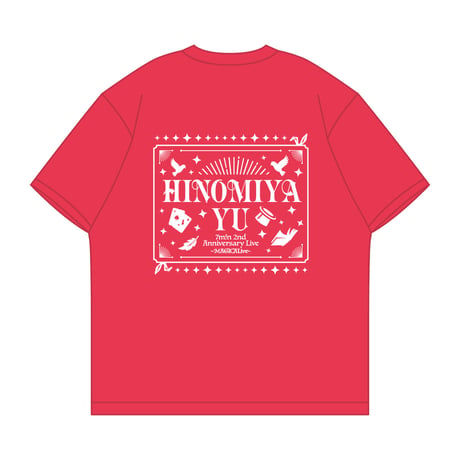 7m!n｜【7m!n 2nd Anniversary Live ~MAGICALive〜】T-shirts（レッド）