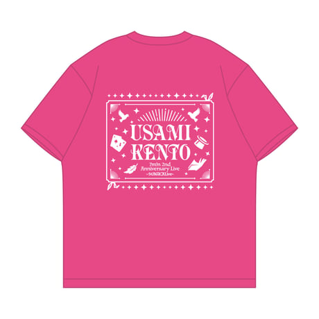 7m!n｜【7m!n 2nd Anniversary Live ~MAGICALive〜】T-shirts（ピンク）
