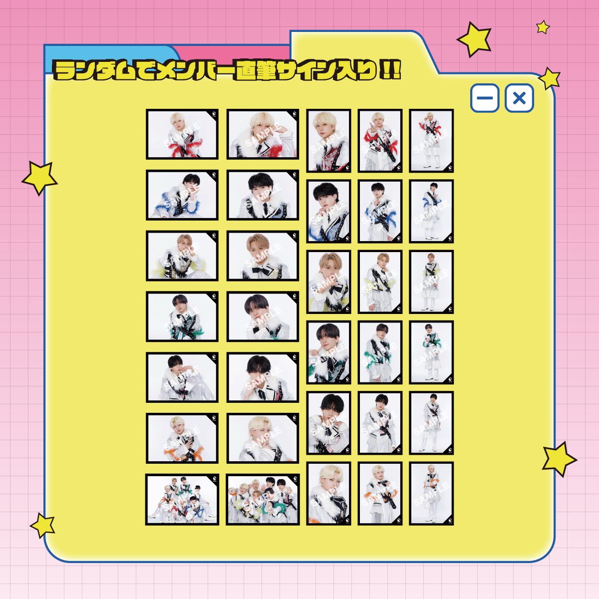 7m!n｜受注販売【5th Anniversary】Official 生写真 3rd（ランダム