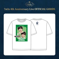 7m!n｜【4th Anniversary Live ~With~】T-shirts（グリーン｜木瀬 怜芽）