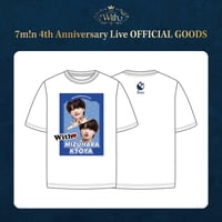 7m!n｜【Hinomiya Yu produce】火ノ宮夕25th 記念Tシャツ | WAI