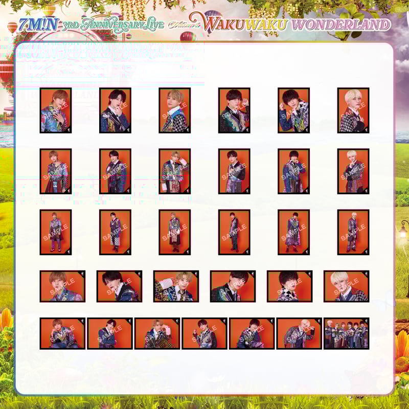 セブンミニット　生写真 7m!n｜【7m!n 3rd Anniversary Live】生写真 vol.35（ランダム