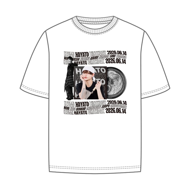 9bic｜【Izumi Hayato produce】T-shirt『ラーメン屋の俺がTシャツ