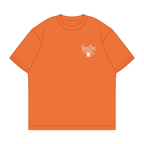 7m!n｜【7m!n 2nd Anniversary Live ~MAGICALive〜】T-shirts（オレンジ）