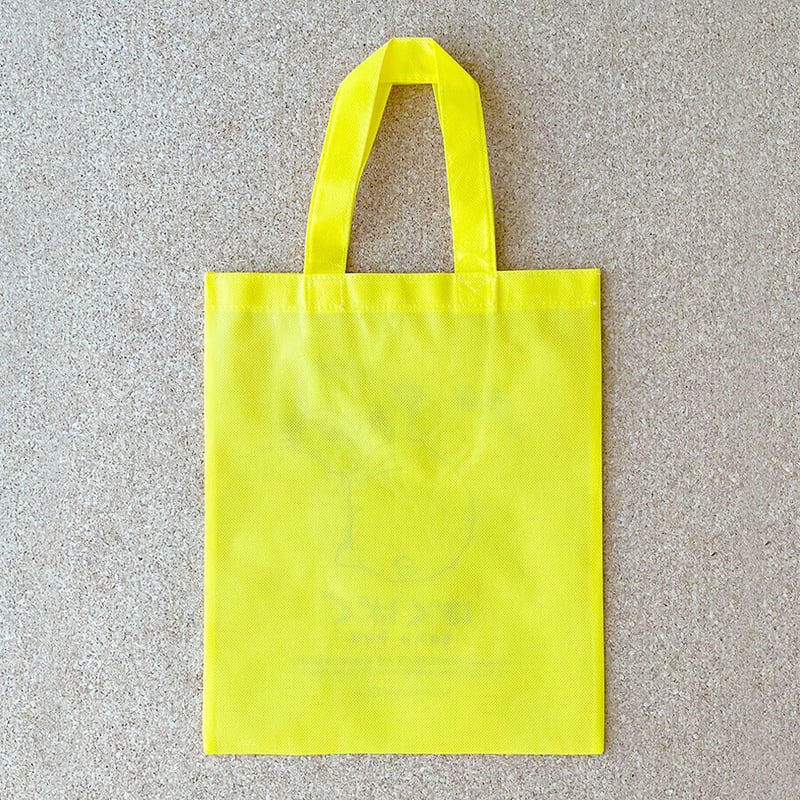 レモンイエロー】A4フラットトート2枚入り「ぼくぱぐ工房」ショッパー