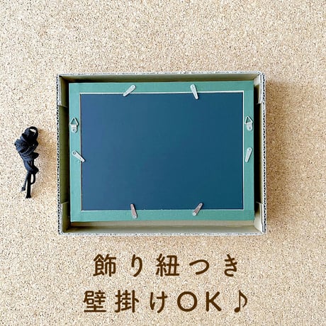 【ヨークシャーテリア】シャドウボックス（額・マット付き・送料無料）工芸／絵画🌟ラッピング対応🌟プレゼントにも♪