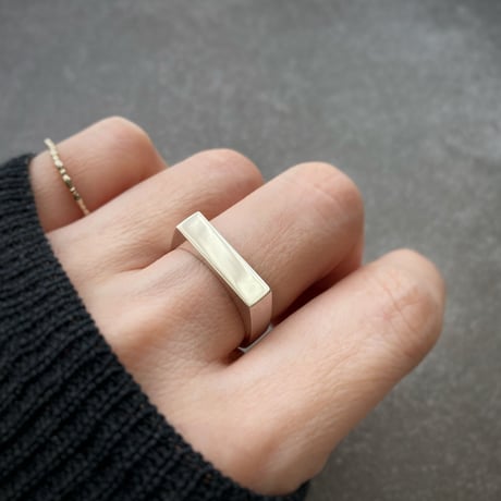 silver925 ring ⌘ square ⌘