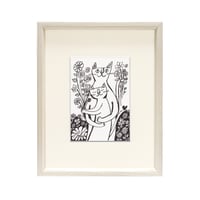 3日間限定販売 おかべてつろう モノクロミニ原画【このままで No.40】※6月中旬発送