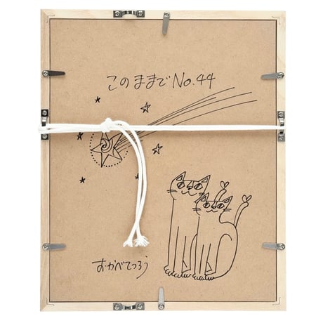 3日間限定販売 おかべてつろう モノクロミニ原画【このままで No.44】