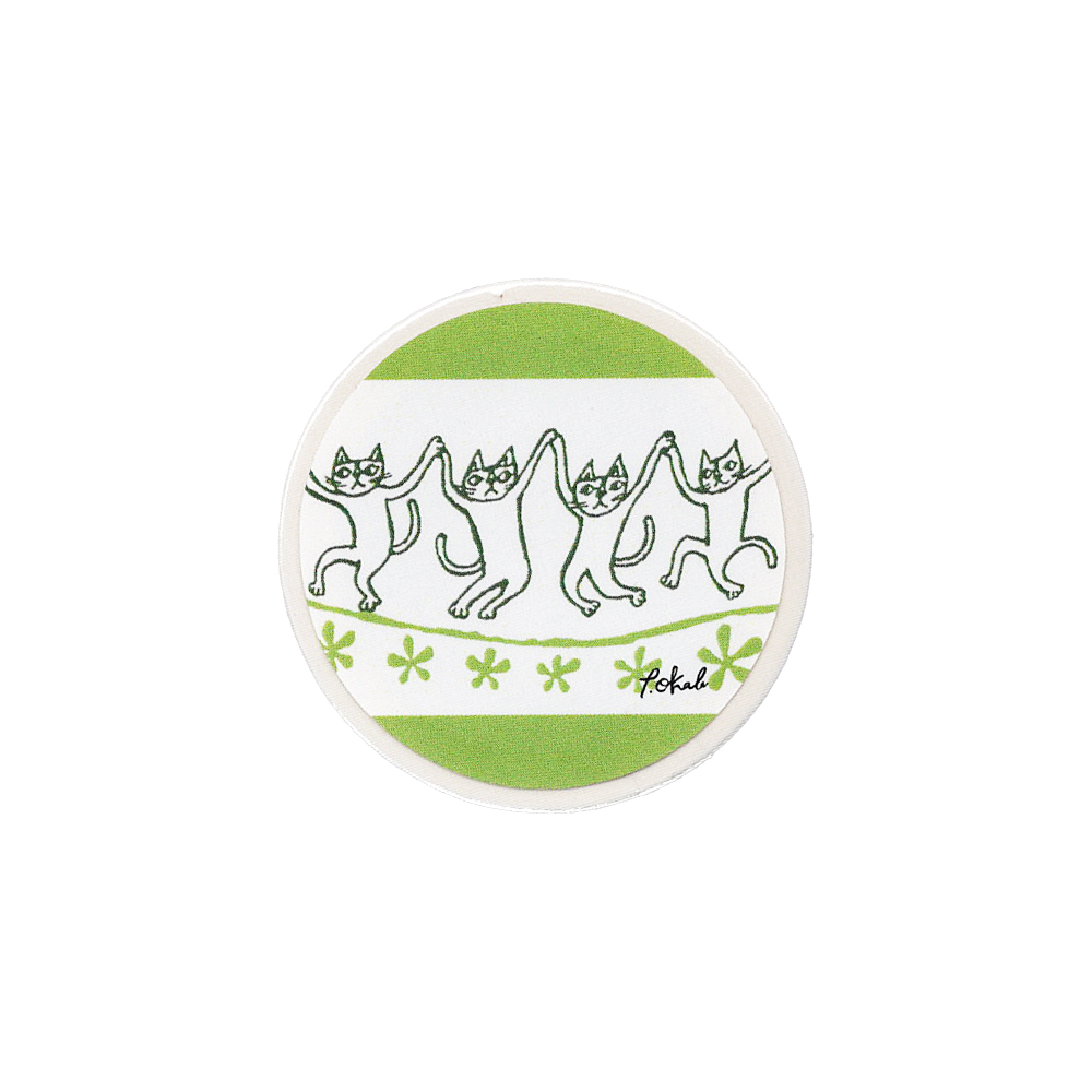 おかべてつろう ねこマスキングテープ【ダンス、私たちはつながって