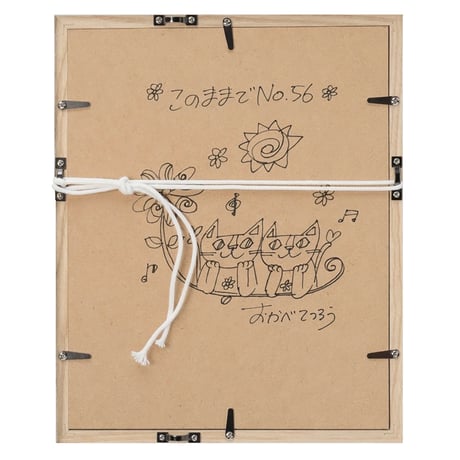 3日間限定販売 おかべてつろう モノクロミニ原画【このままで No.56】