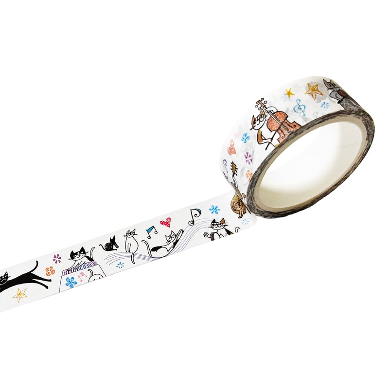 おかべてつろう ねこマスキングテープ 全3種セット | おかべてつ