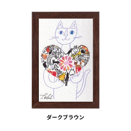 《SALE》おかべてつろう ミニジークレープリント【いままで出会ったみんなにありがとう】※在庫限り