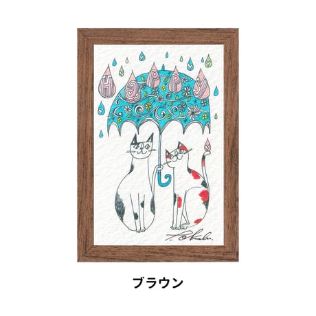 おかべてつろう ミニジークレープリント【きみにはHappyが降りますように】