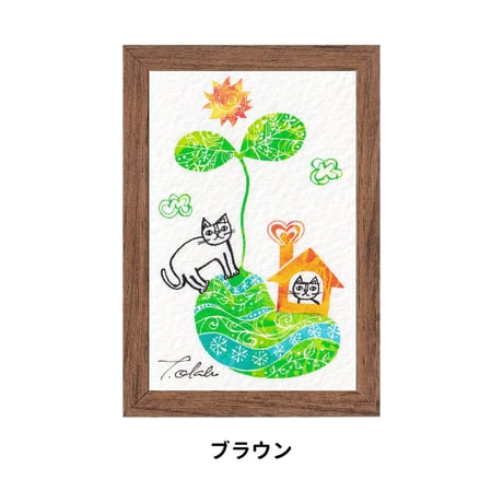 《SALE》おかべてつろう ミニジークレープリント【希望の種】※在庫限り