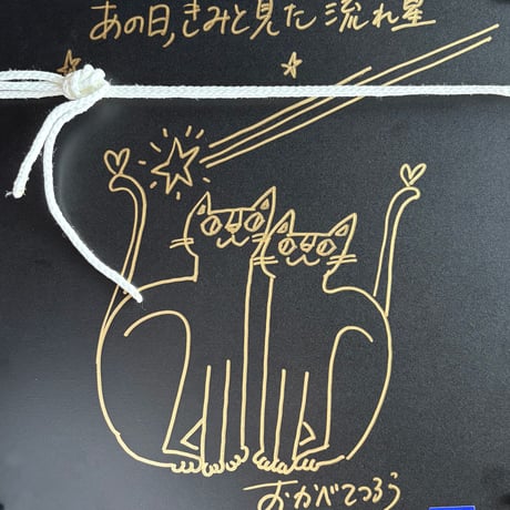 5日間限定販売 おかべてつろう 額装原画【あの日、きみと見た流れ星】