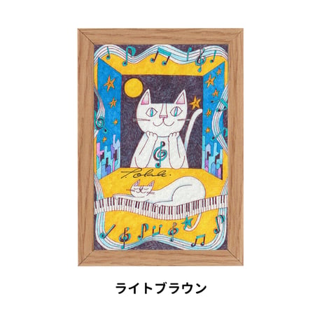 おかべてつろう ミニジークレープリント【月の扉-1】