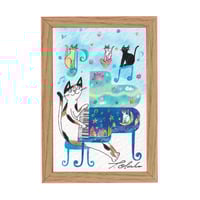 おかべてつろう ミニジークレープリント【ひとりじゃないよ