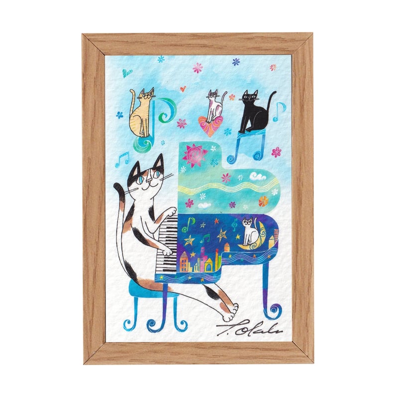 おかべてつろう ミニジークレープリント【明日はきっといい日